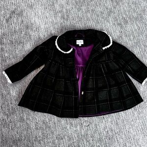 Reina Monroe 4T green wool Pea Coat